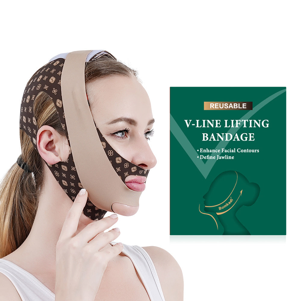 V-Line Lifting Mask Double Chin ReducerReusable With High-Elastic Fit, For SkinTightening, Firming Sagging Skin And Slimmingfor Men And Women Facial Skincare Comfort