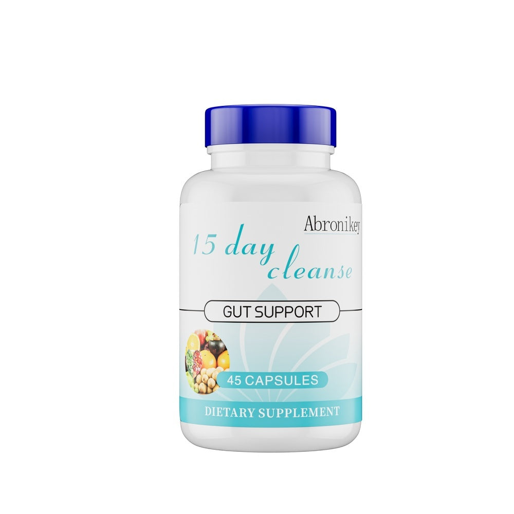 Abronikey 15 Day Purification - Intestinal And Colon Support Caffeine Free 1 Advanced Formula Containing Senna Leaves,rat Plumskin