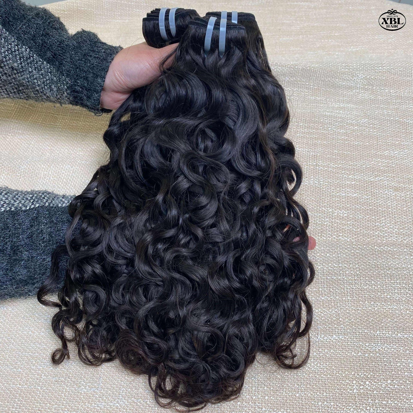 シングルドナー 生インド人毛 未加工ヘアベンダー