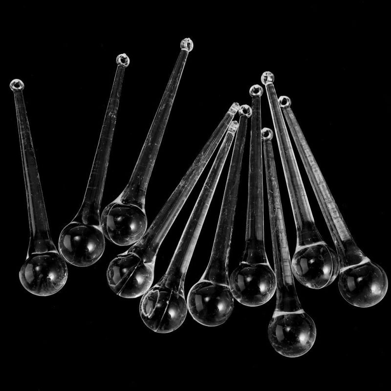 10 Crystal Teardrop Chandelier Parts Christmas Tree Wedding Decorations
