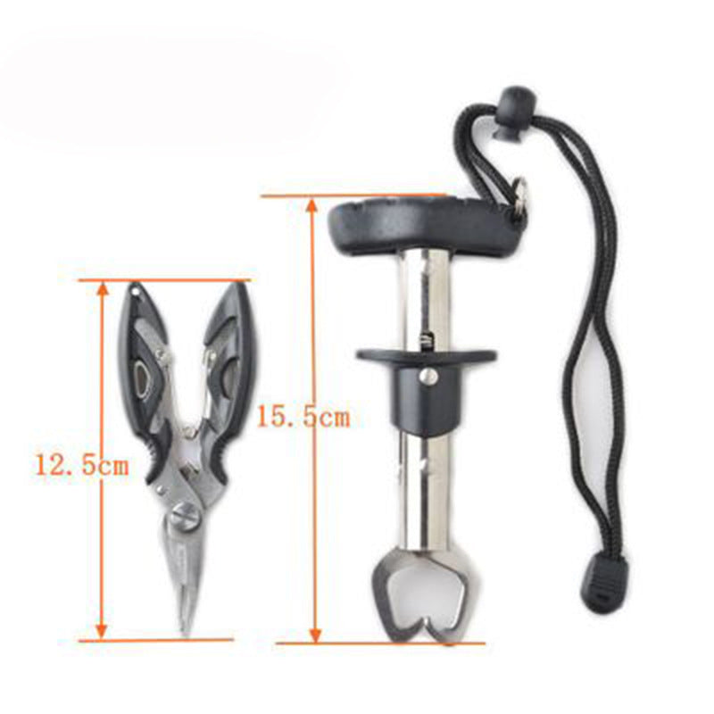 Stainless Steel Fishing Gripper and Lure Pliers Set