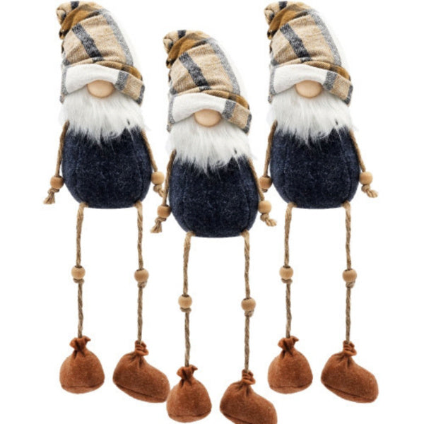 3PCS Set Christmas Gnomes Decorations Harvest & Thanksgiving Home Table Ornaments, Cute Holiday Decorations For Party Gifts, Autumn Farmhouse Gnome Centerpiece FBA Shipment