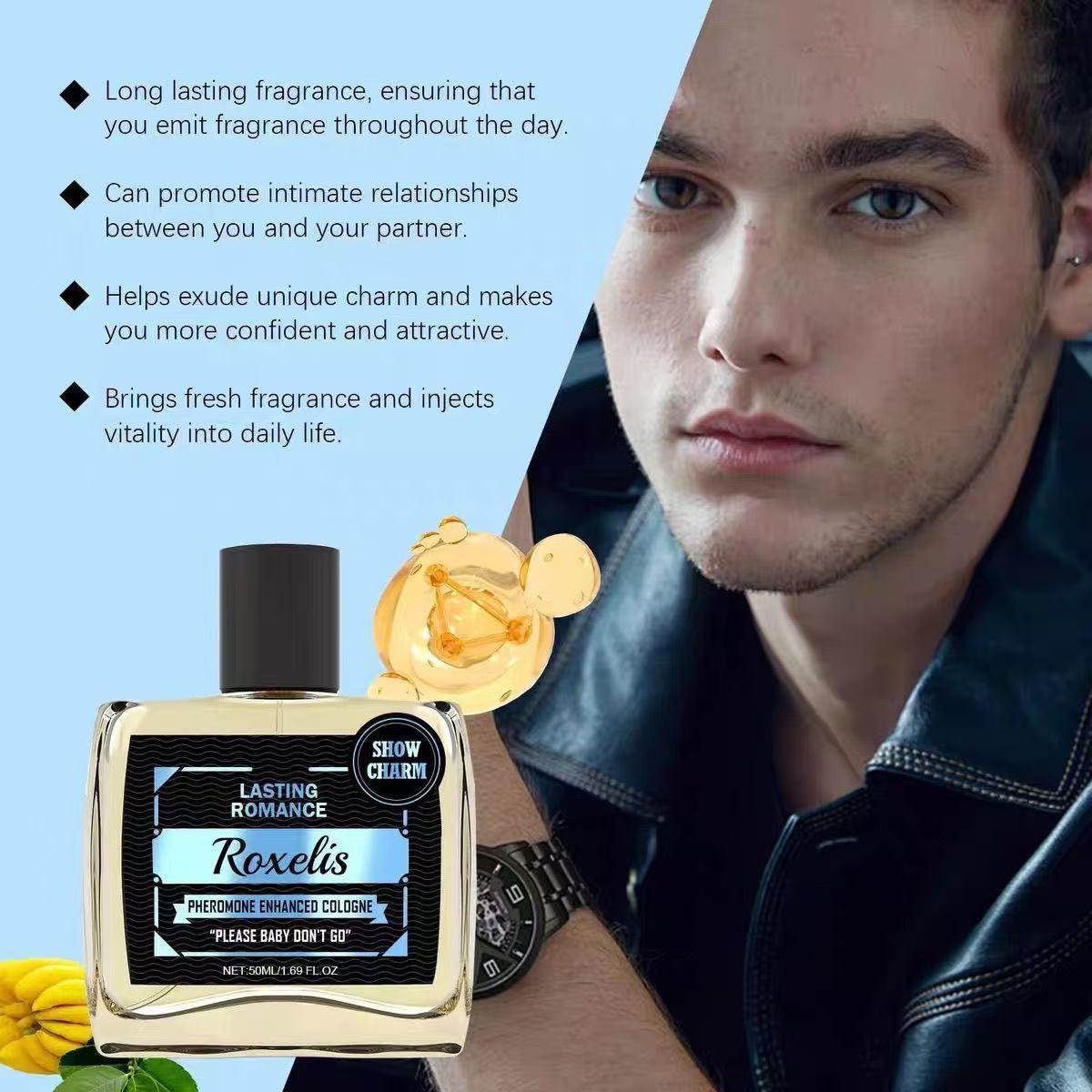 Top Helos Men's Hormone Enhancement Perfume, Long-lasting Fragrance, Natural Herbal Formula, Awakening Instinct