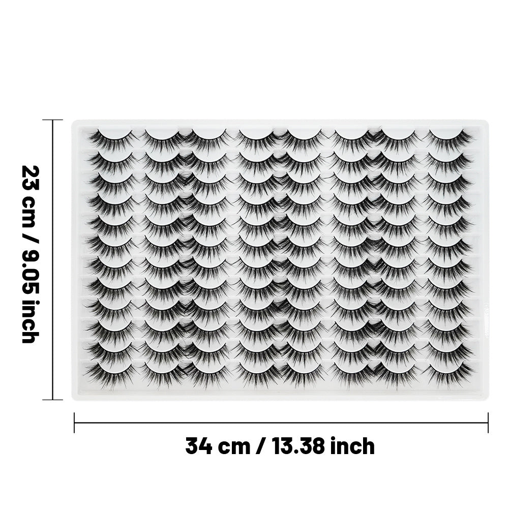3D False Eyelashes Are Multi-layered, Realistic, Soft And Comfortable