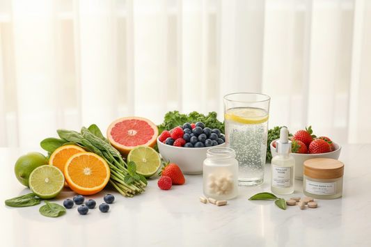 From Stress to Glow: How Rest, Nutrition, and Vitamins Shape Your Beauty