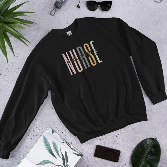 Printed Emergency Room Nurse Sweatshirt - Casual Fit