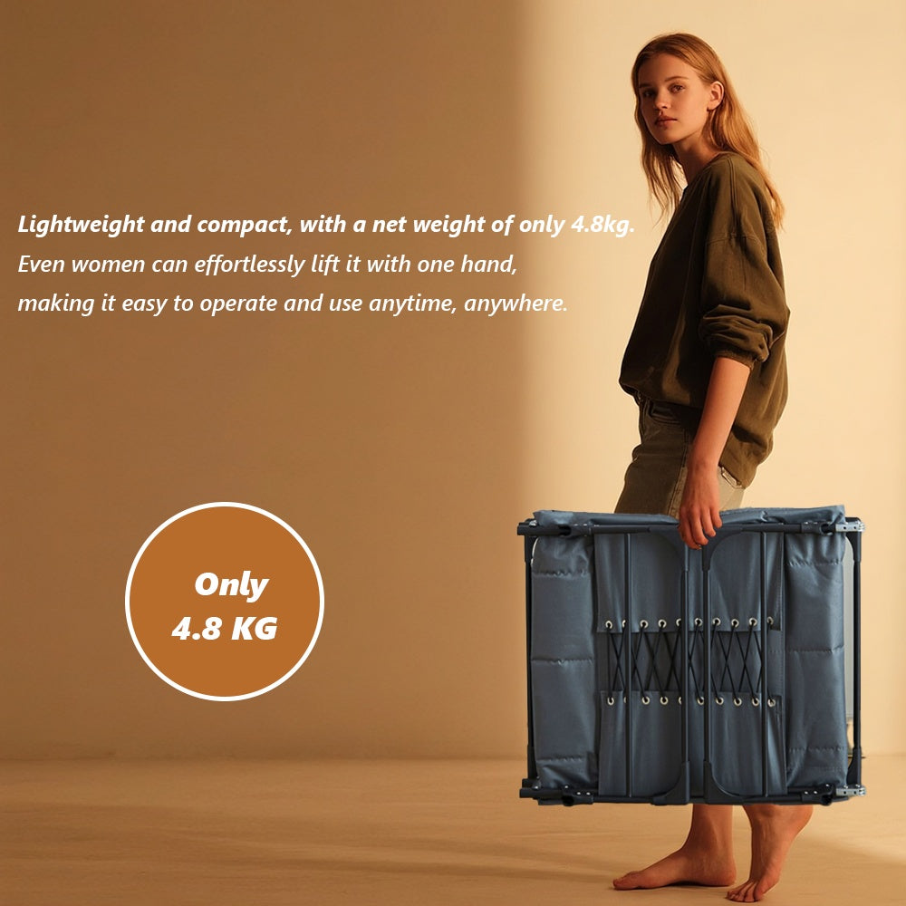 ATORPOK All In One Camping Cot For Adults Heavy Duty 450 Lbs Capacity, Portable Folding Bed With Built In Cushion Pillow, Lightweight Compact Design Includes Carry Bag For Indoor Outdoor Use