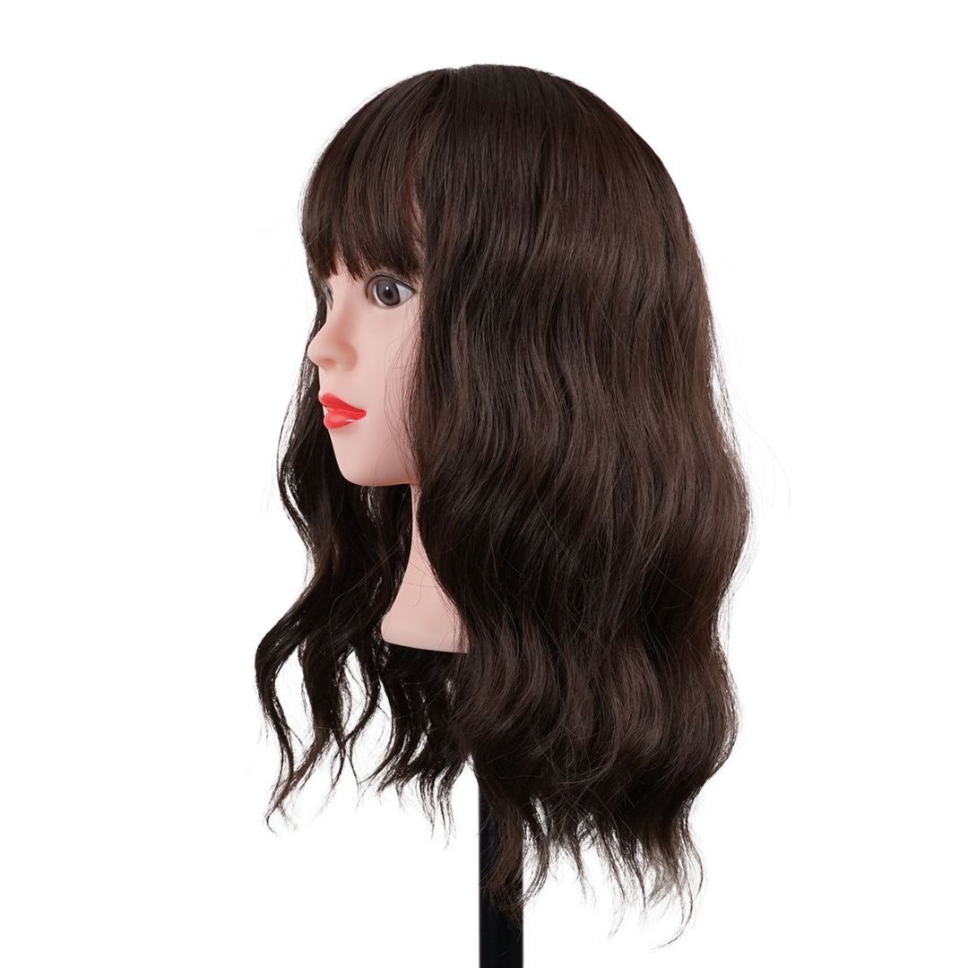 Bald Female Short Hair Hair Loss Confidence - Light Black Wig