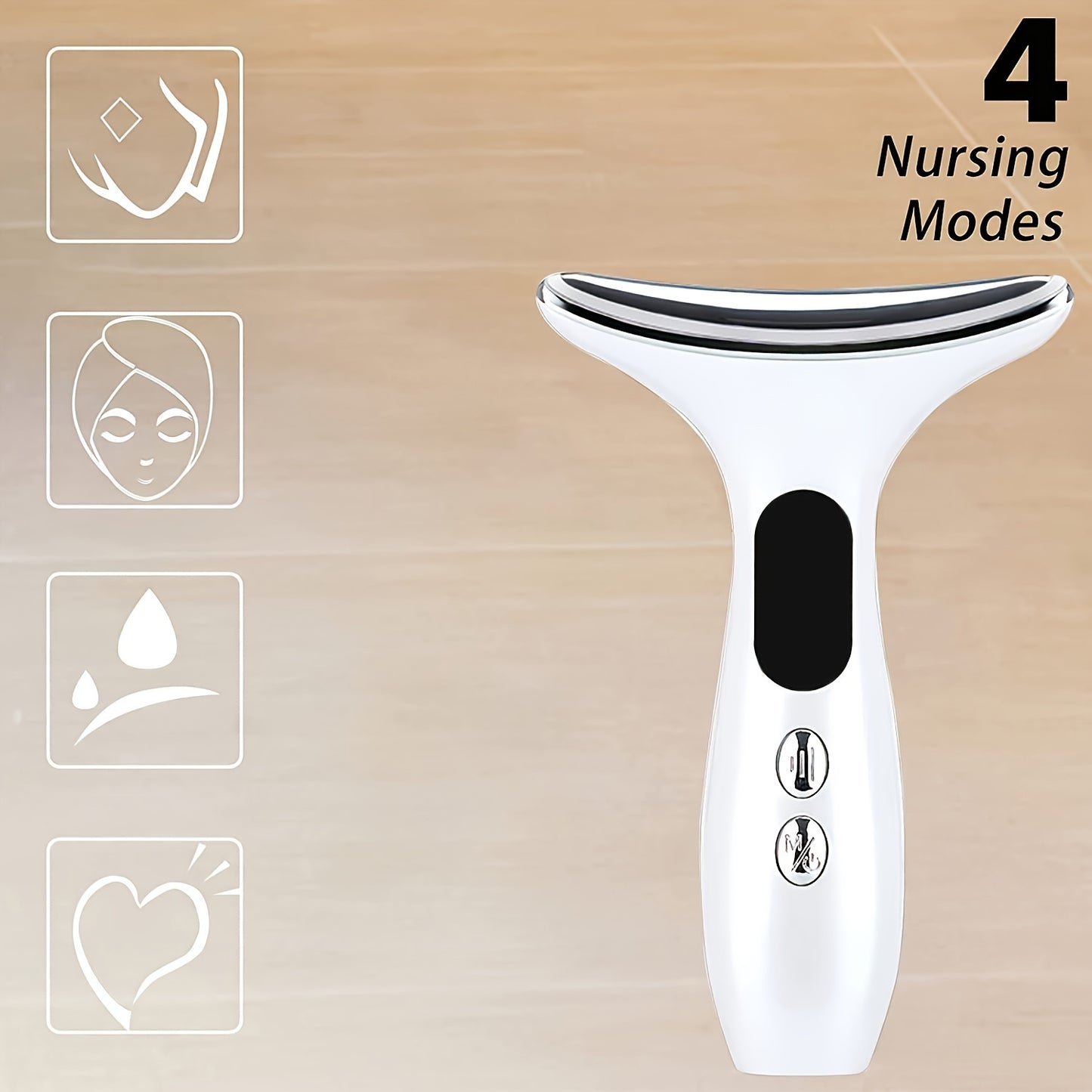 Customized Liquid Crystal Neck Device - White And Gel
