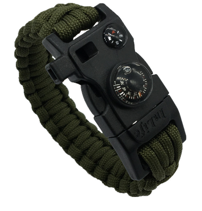 Paracord Bracelet with SOS Emergency Kit