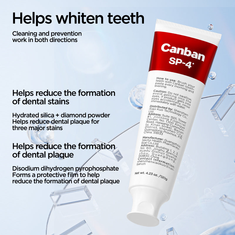 Canban Whitening Toothpaste-Jasmine Flavor-120g