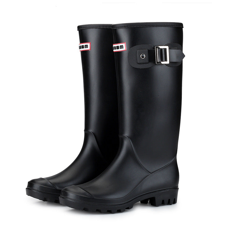 Fashionable Women's Waterproof High-Top Rain Boots