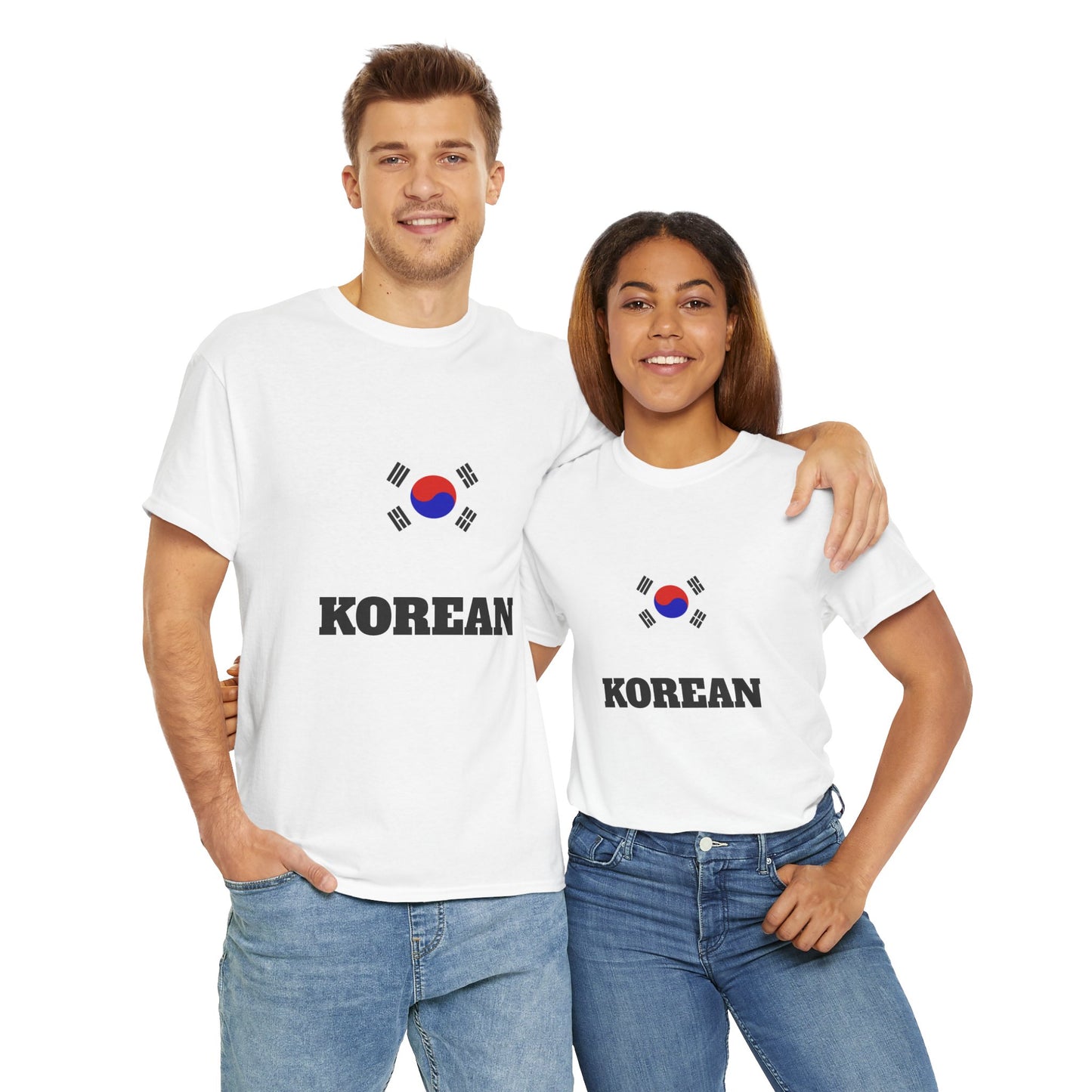 Unisex Heavy Cotton TeeKorean Flag Shirt Taegukgi T-shirt orea Souvenir Shirt K-POP K-GIRL