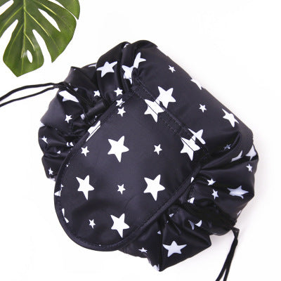 Animal Printing Large Capacity Drawstring Lazy Cosmetic Storage Bag