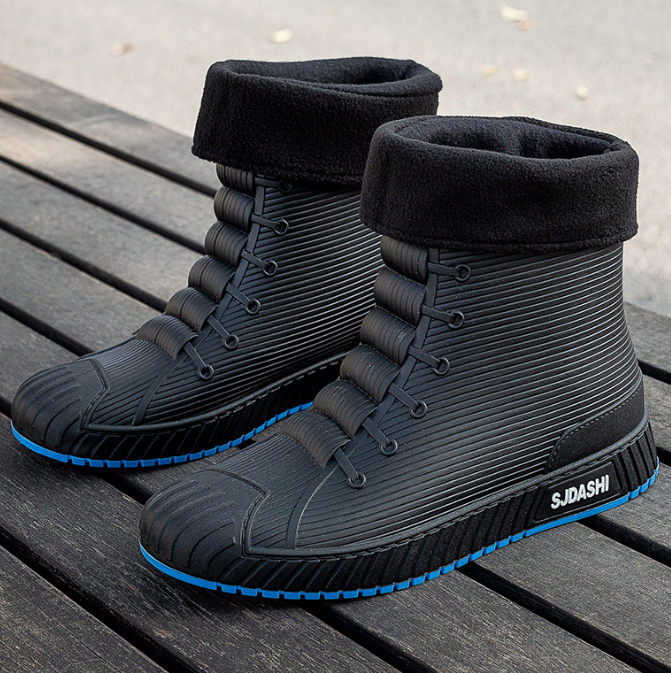 Lightweight Waterproof Padded Short Rain Boots