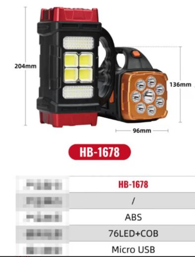 Solar Dual-Head Emergency Light