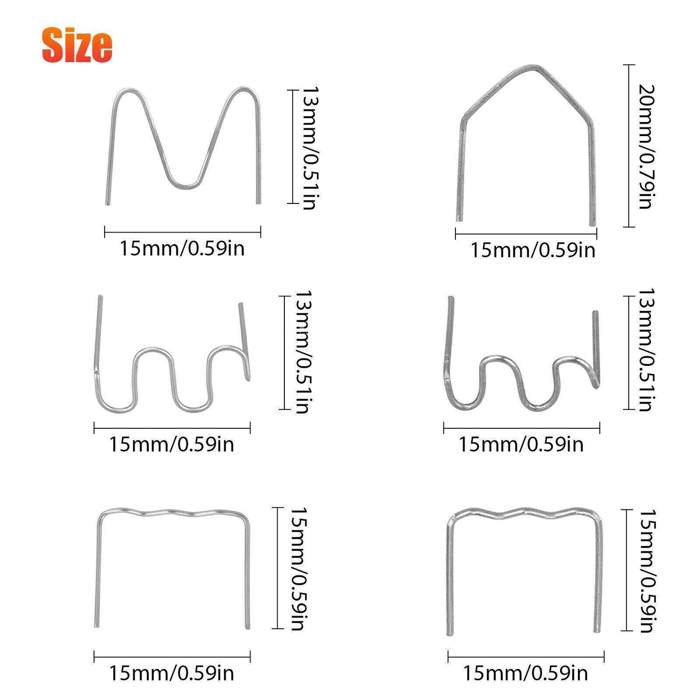 120W Plastic Welding Machine Stapler Welder Garage Tool Repair Kit Car Bumper