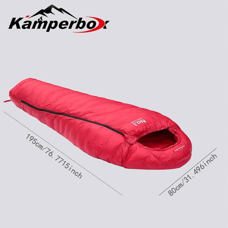 Kamperbox 冬用超軽量寝袋 ウィンターキャンプ用品 CW1100