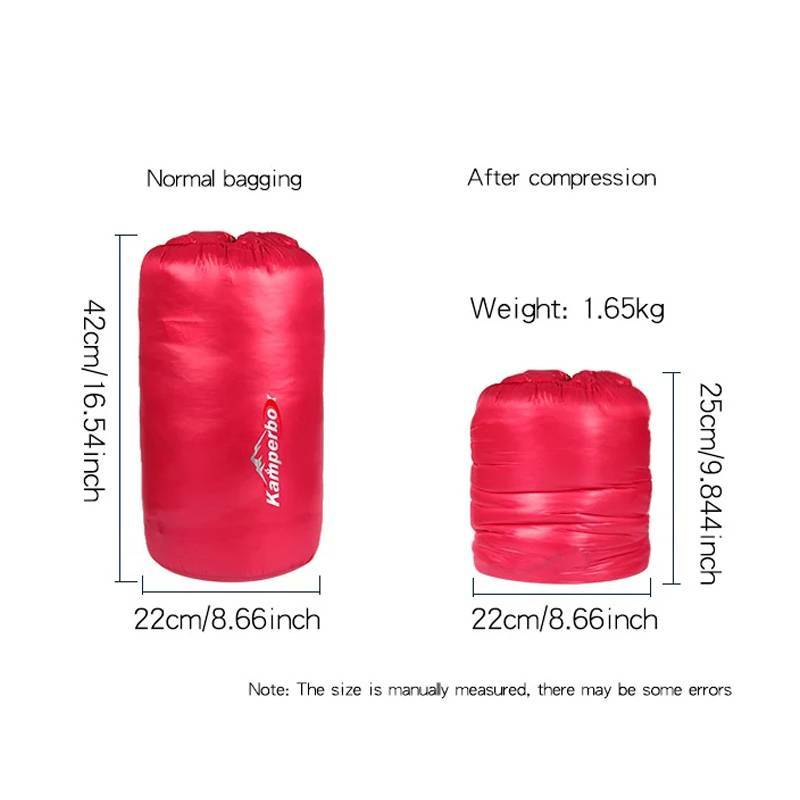 Kamperbox 冬用超軽量寝袋 ウィンターキャンプ用品 CW1100