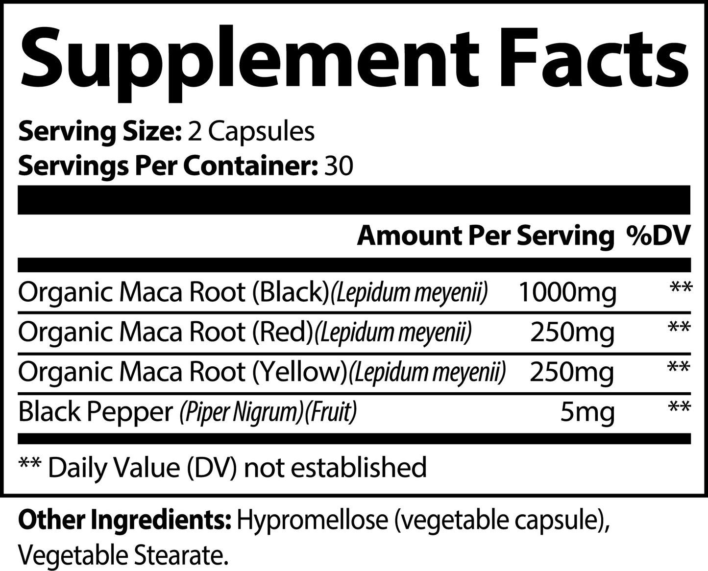 Maca Plus プレミアムトリプルマカブレンド 活力、ホルモンバランス、元気のために