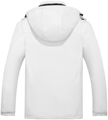wantdo Men's Softshell Waterproof Polar Fleece Breathable Climbing Ski Coat