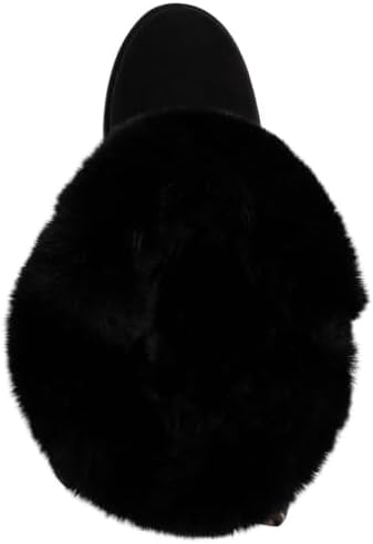 Juicy Couture Women's Slip On Winter Snow Boots Warm & Insulated Fur Lining Comfortable Fashion Booties