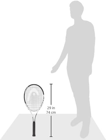 HEAD Geo Speed Adult Tennis Racket - Pre-Strung Light Balance 27.5 Inch Racquet