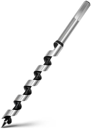 15/32 x 9 Auger Drill Bit for Wood,12x230mm Hex Shank Ship Auger Bit