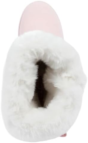 Juicy Couture Women's Slip On Winter Snow Boots Warm & Insulated Fur Lining Comfortable Fashion Booties