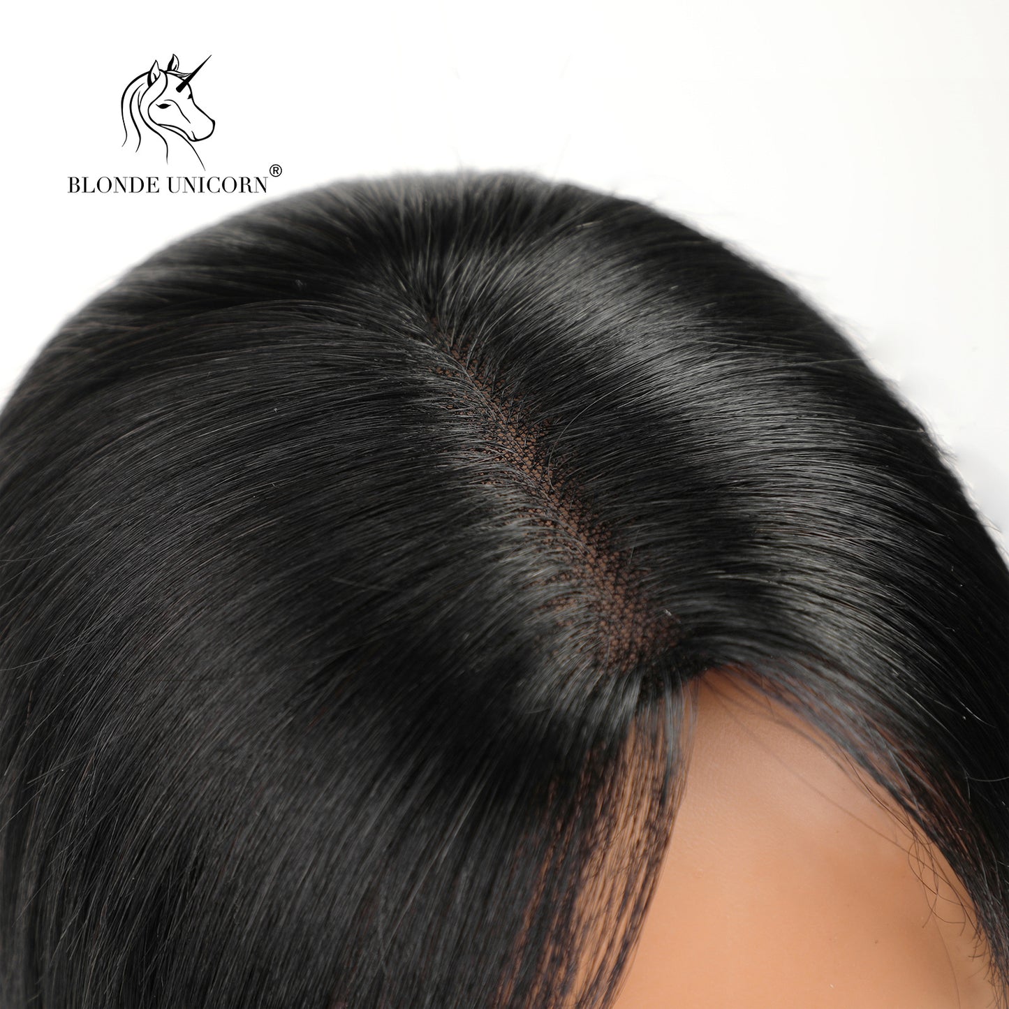 Blonde  Natural Black Hand Tied Real Human Hair Toppers For Women