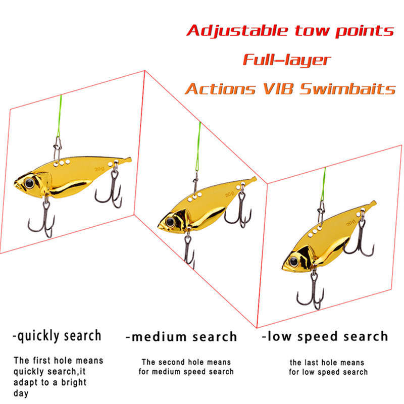 Metal Blade Baits for Bass Fishing Lures and Crankbaits