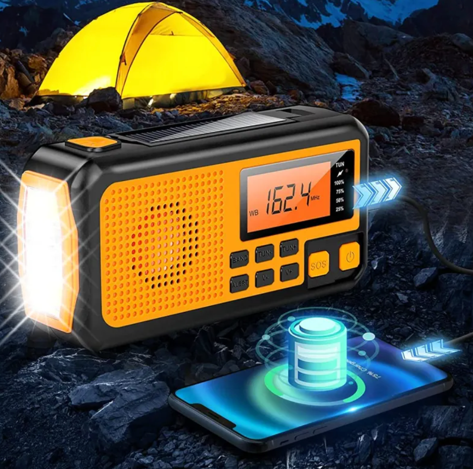 Solar Hand Crank Emergency Radio