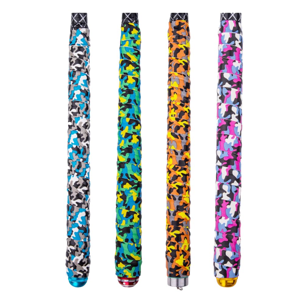VANZACK 4 Pcs Fishing Rod Shrink Wrap Heat Shrink Tubing for Fishing Rod Handle Heat Shrink Grip Fishing Rod Grip Wrap Fishing Accessories