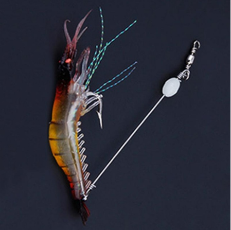 Realistic Soft Lure with Hook - Imitation Shrimp Bait