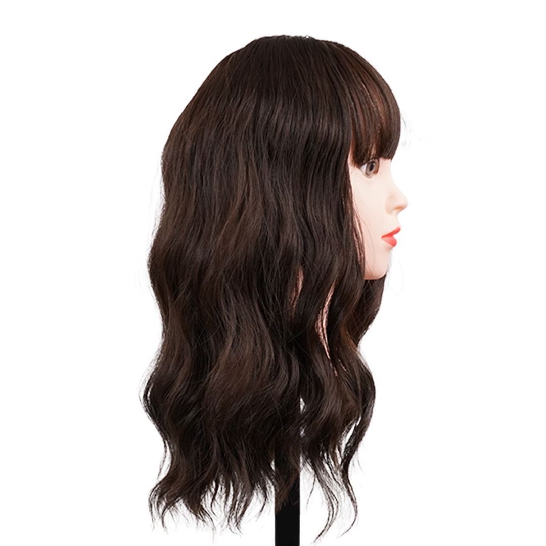 Bald Female Short Hair Hair Loss Confidence - Light Black Wig