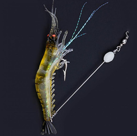 Realistic Soft Lure with Hook - Imitation Shrimp Bait