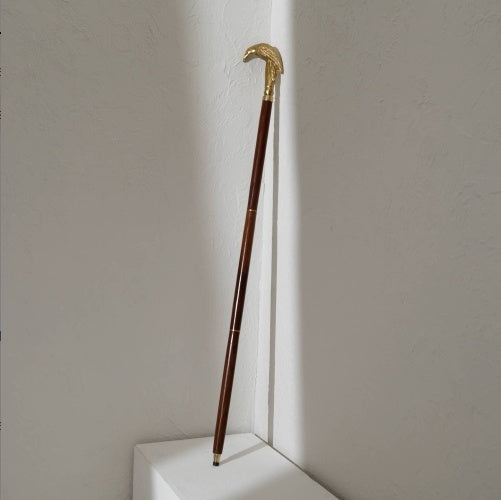 Decorative Vintage Metal Handle Walking Stick-Walking