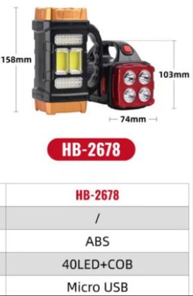 Solar Dual-Head Emergency Light