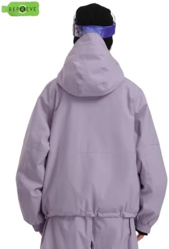 GSOU SNOW Womens Snowboard Jacket Baggy Ski Jacket Waterproof Snow Coat