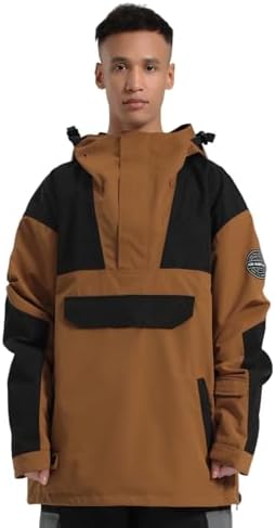 GSOU SNOW Mens Snowboard Jacket Snowboarding Ski Jacket Pullover Waterproof