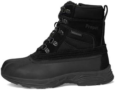 Propet Womens Cortland Snow Casual Boots Low Heel 1-2" - Black