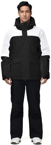 Men's Jacket and Pants Set Insulated Waterproof Waterproof Snowboard Snowsuits for Snow Sport
