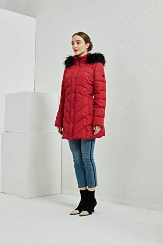 Women's Winter Warm Thicken Long Outwear Pockets Coat Parka Jacket XS-3XL