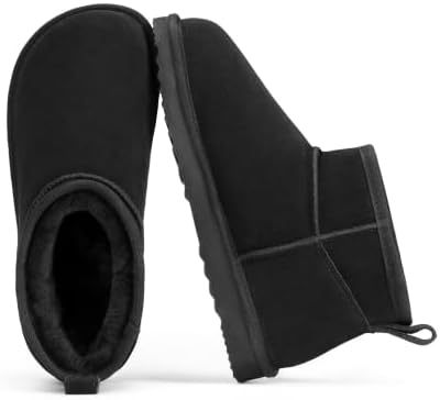 DREAM PAIRS Women's Winter Snow Boots - Classic Ankle Boots