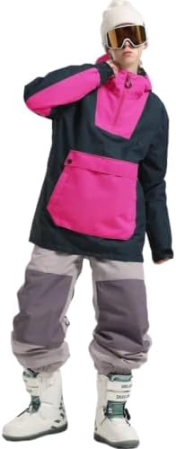 GSOU SNOW Womens Snowboard Jacket Baggy Ski Snow Jacket Windproof Insulated
