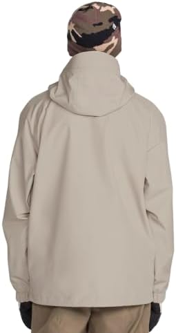 Volcom Men's Dua Gore-tex Snowboard Jacket – Waterproof Breathable Snow Shell With Zip Tech