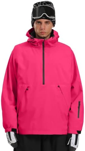 GSOU SNOW Mens Snow Jacket Womens Baggy Snowboard Ski Jacket Waterproof