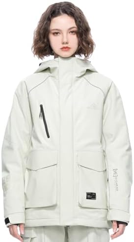 Womens Mens Snowboard Jacket Baggy Snow Ski Coat with Hood