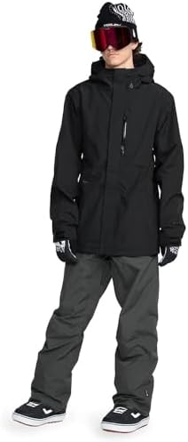 Volcom Men's L Insulated Gore-tex Snowboard Jacket – Waterproof 2-layer