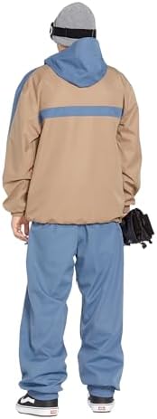 Volcom Men's Arthur Longo 20k Pullover Anarok Hooded Snowboard Jacket